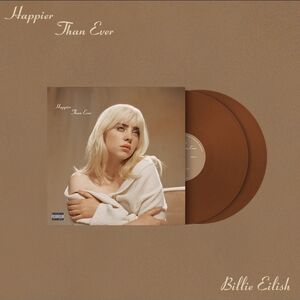 Happier Than Ever Indie Exculsive Brown Vinyl by Billie Eilish